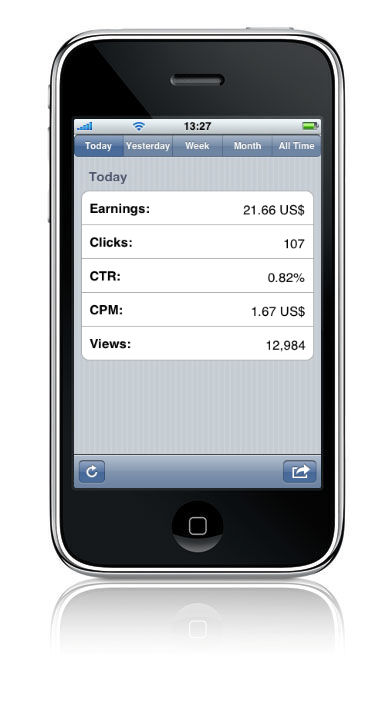 SimpleSense on iPhone